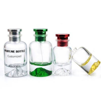 Cylindrical perfume bottle
