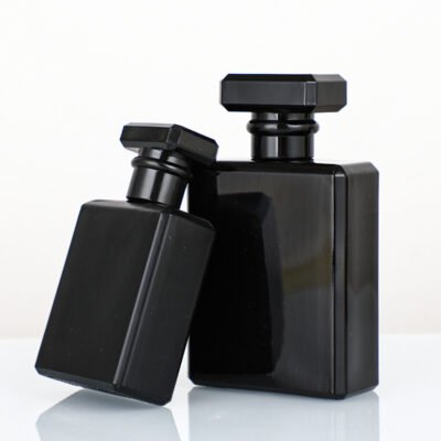 Black perfume bottle