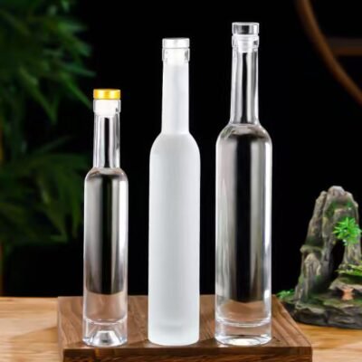 Slender wine bottle