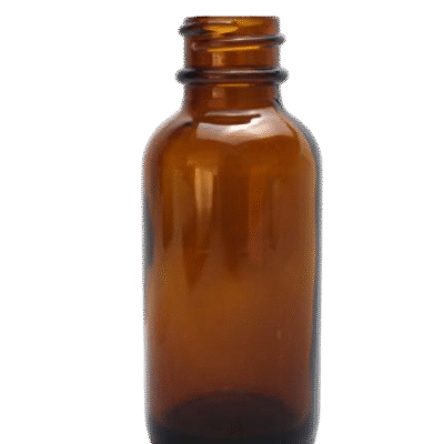Brown Boston round bottle