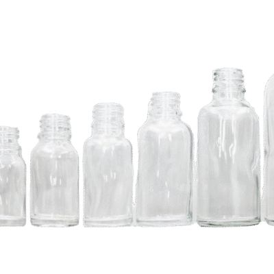 Transparent Glass dropper bottle