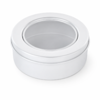 Windowed aluminum tin box
